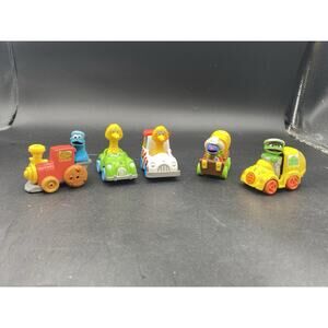 1980’s Sesame Street Diecast Lot Of 5 Playskool/ Muppets Inc.